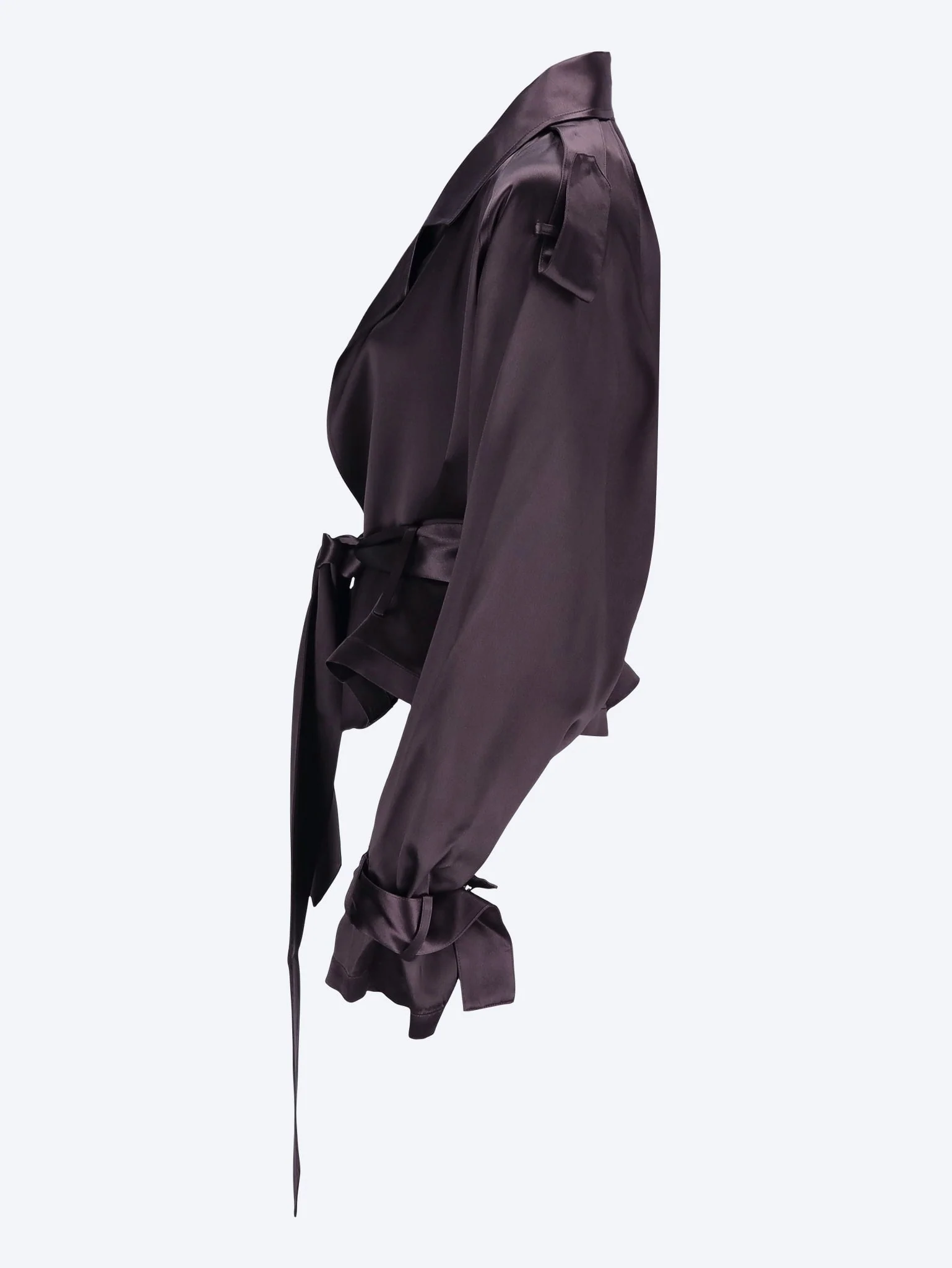 Simona satin short trench - Image 2