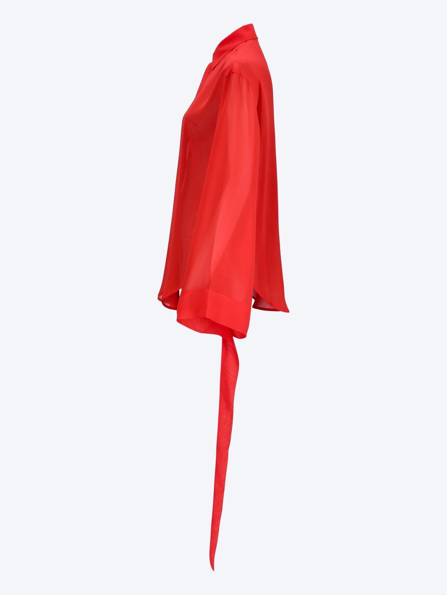 Verlin sheer chiffon tie cuff shirt - Image 2