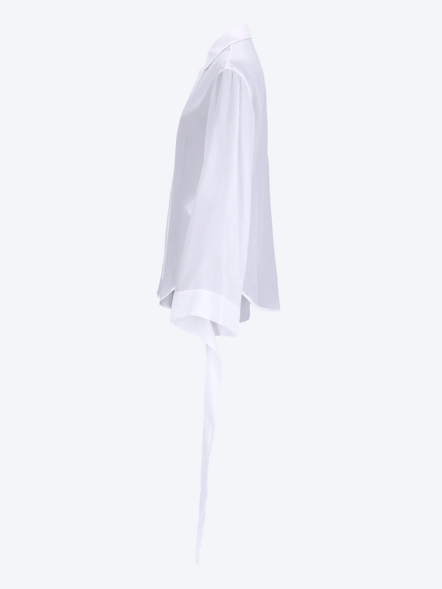Verlin sheer chiffon tie cuff shirt - Image 2