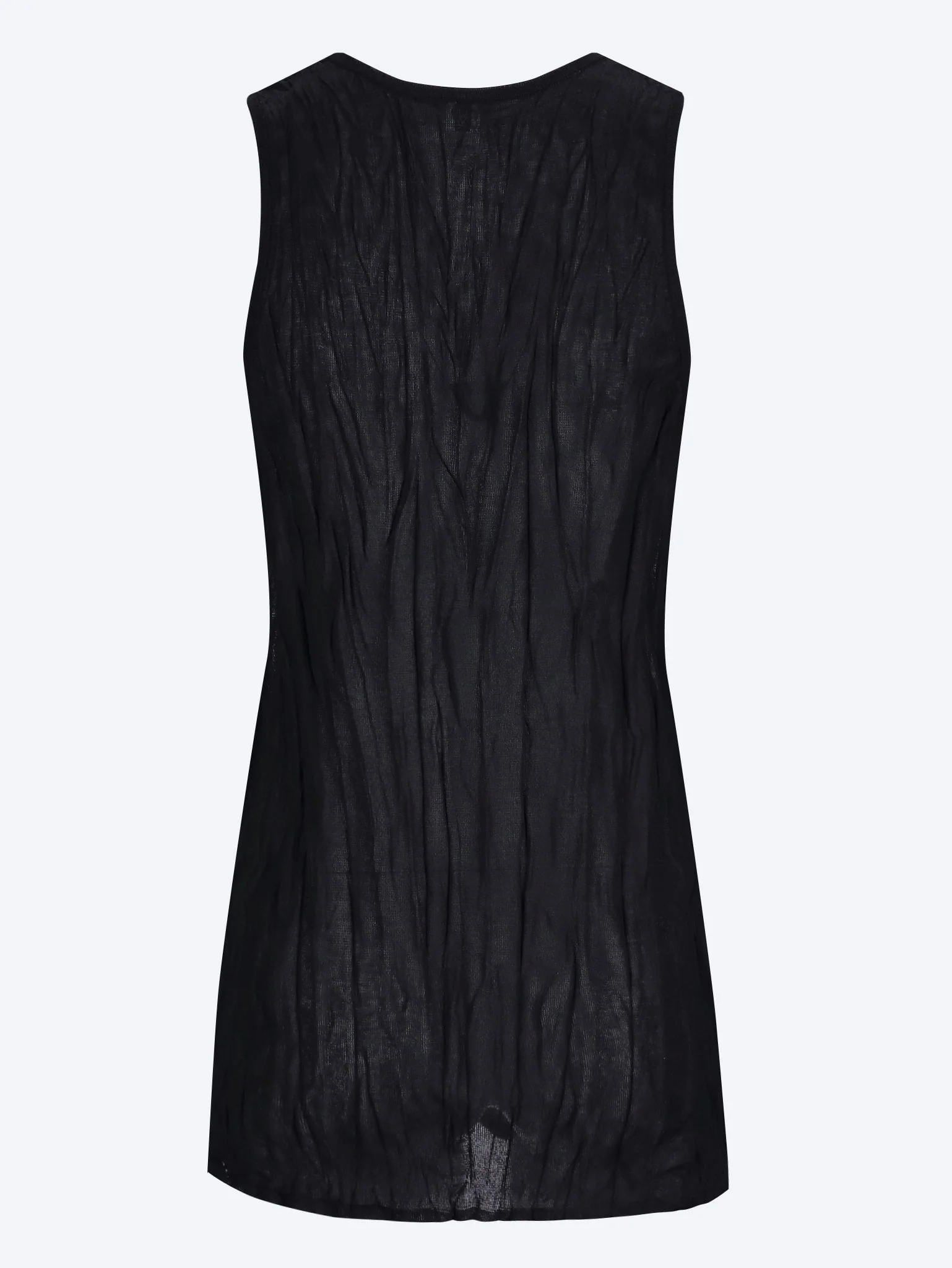 Crinkled knit tank top - Image 3