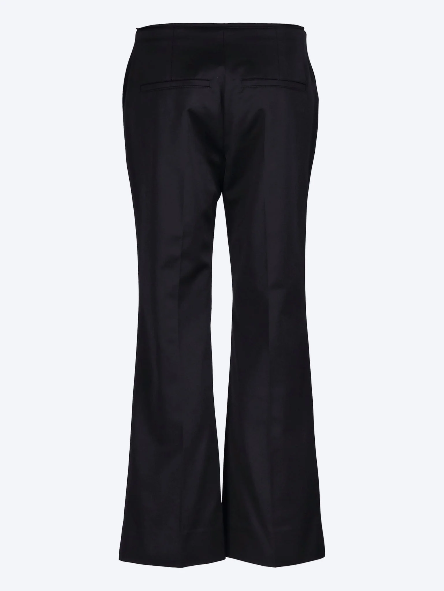 Kick flare raw-edge pants - Image 3