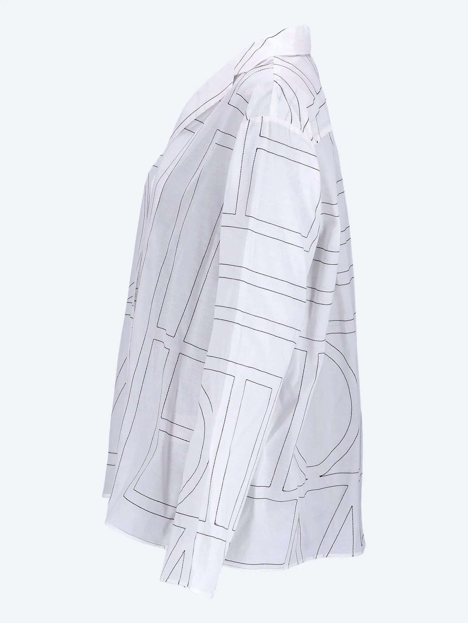 Monogram cotton-blend pj top - Image 2