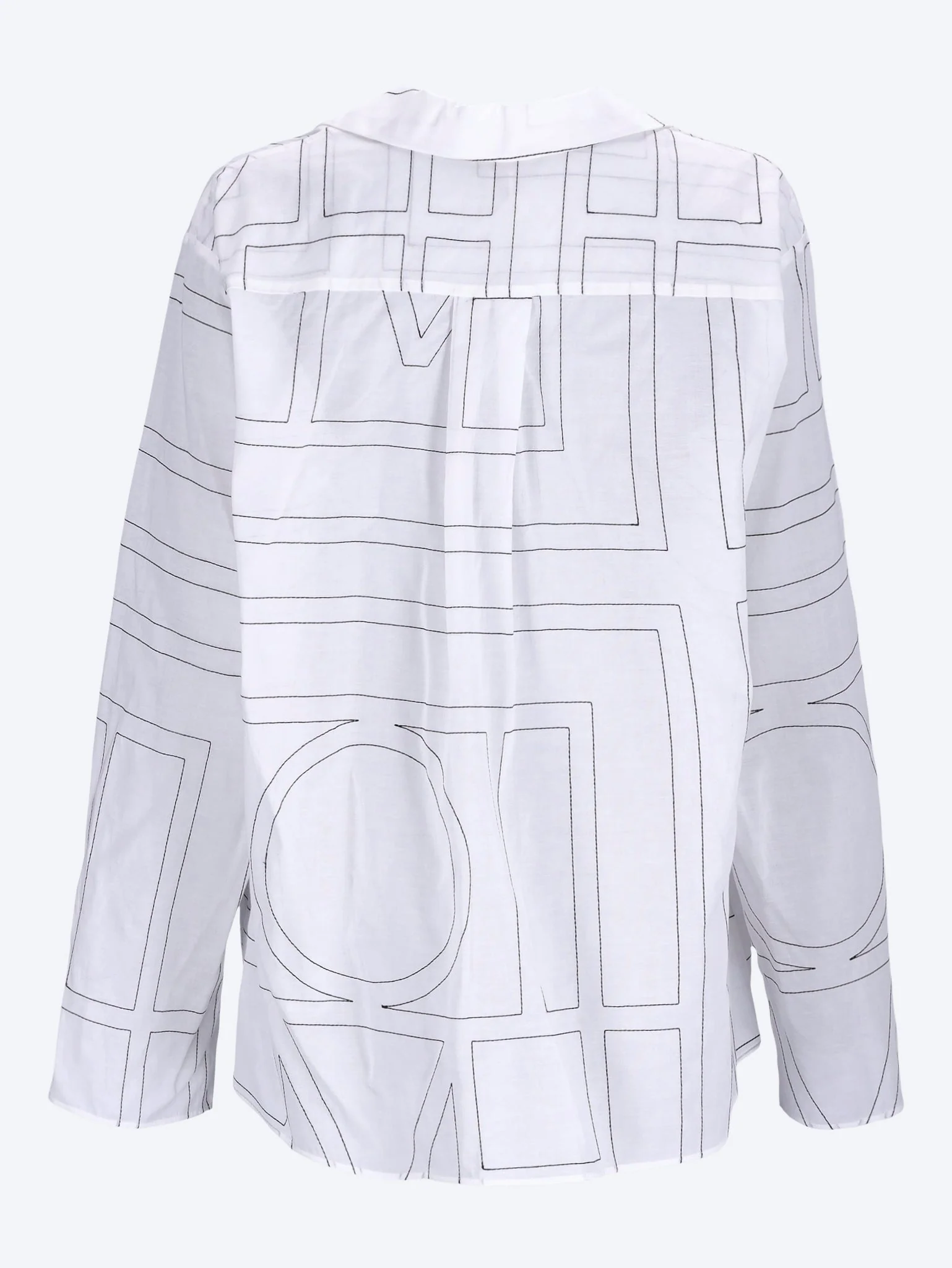 Monogram cotton-blend pj top - Image 3
