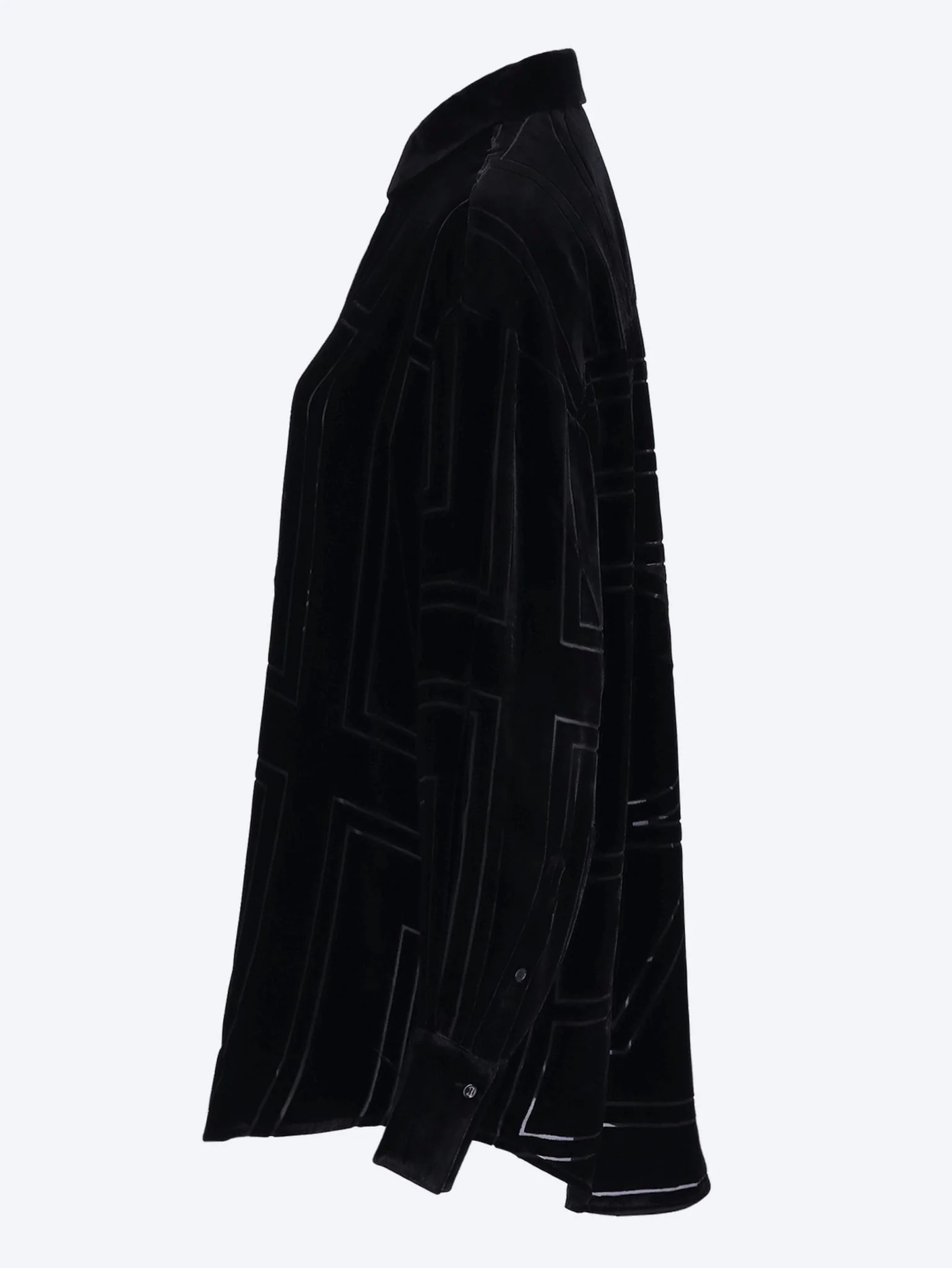 Oversized devore shirt - Image 2