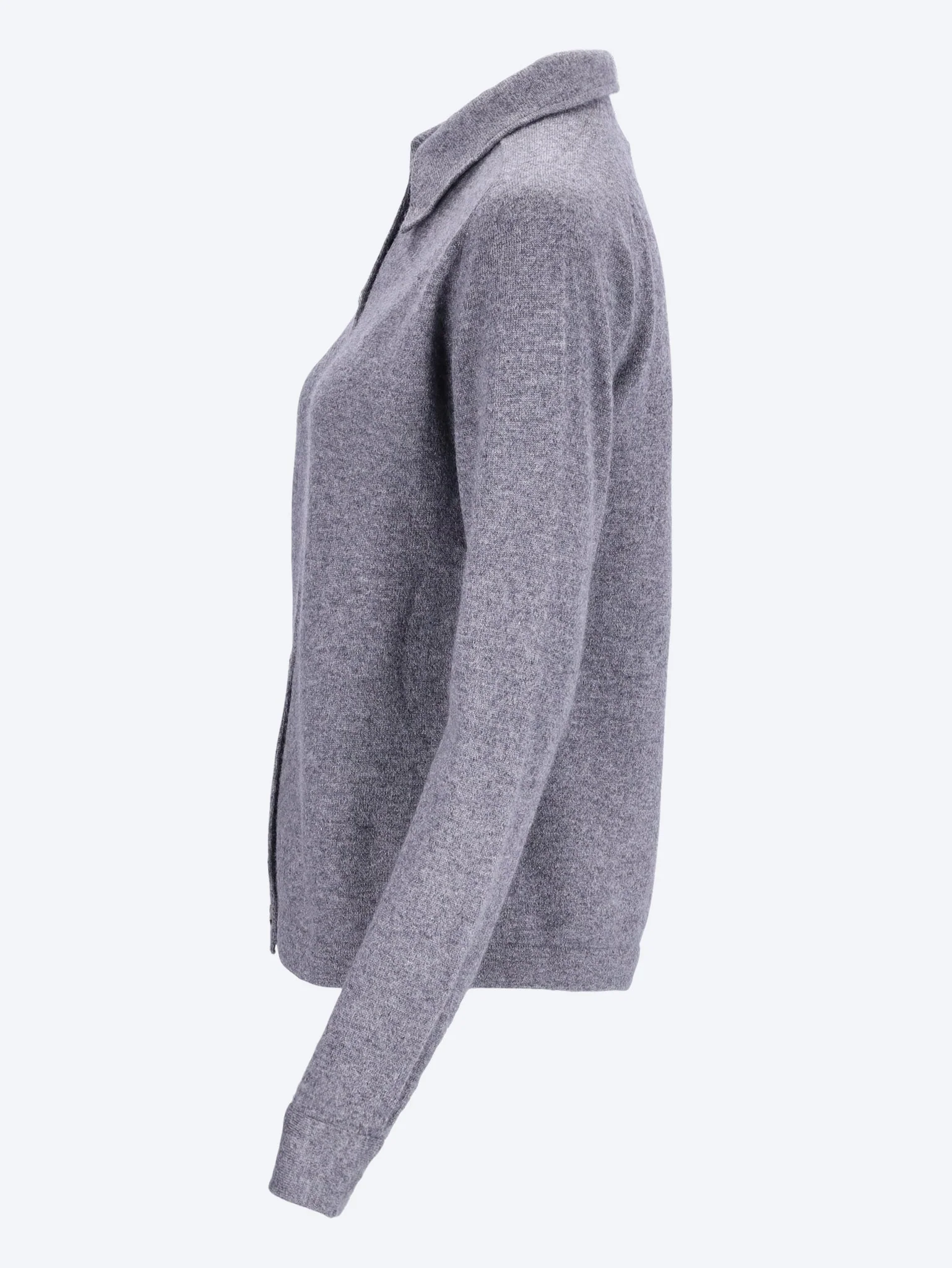 Raglan-sleeve cashmere cardigan sweater - Image 2