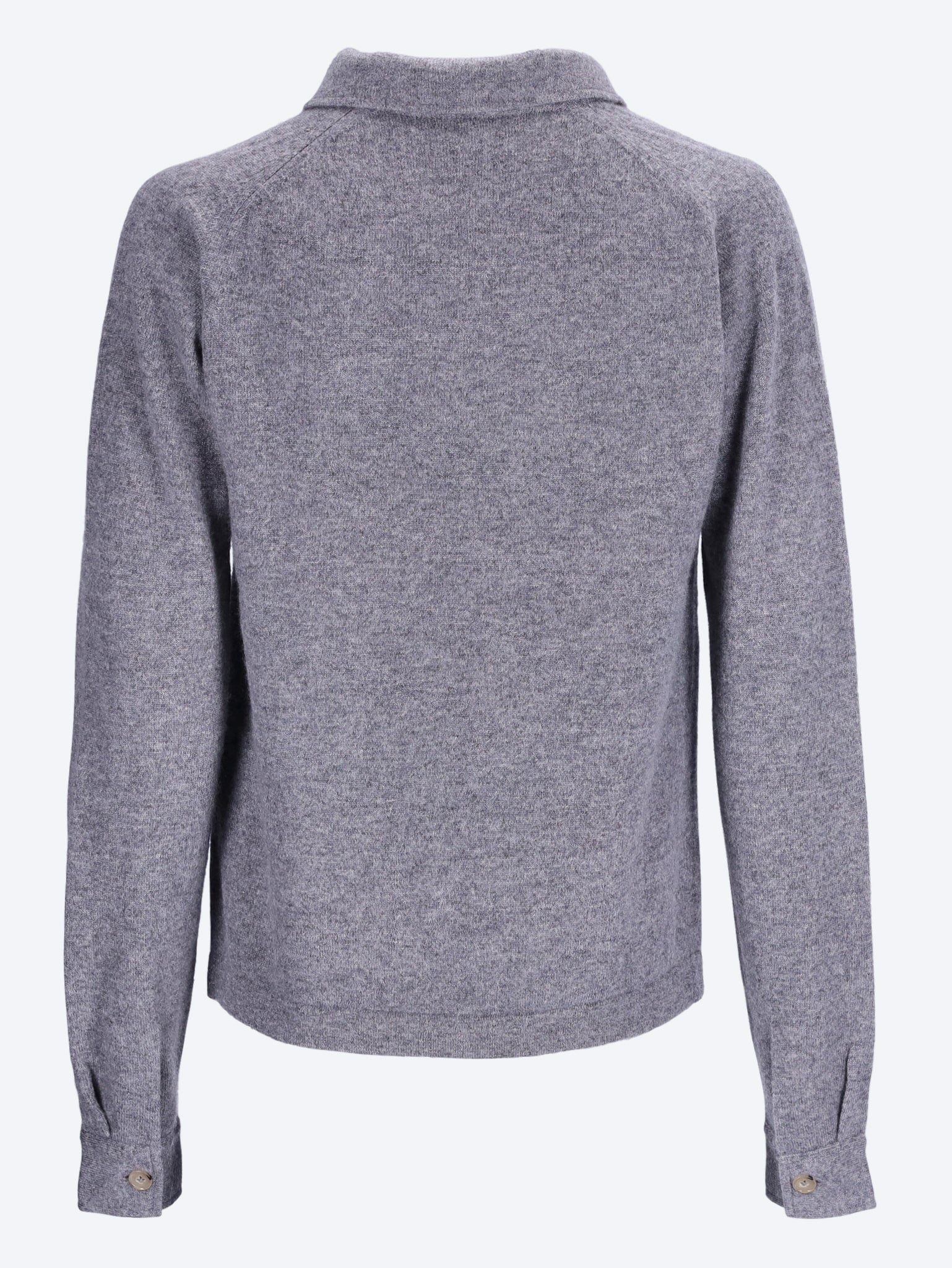 Raglan-sleeve cashmere cardigan sweater - Image 3