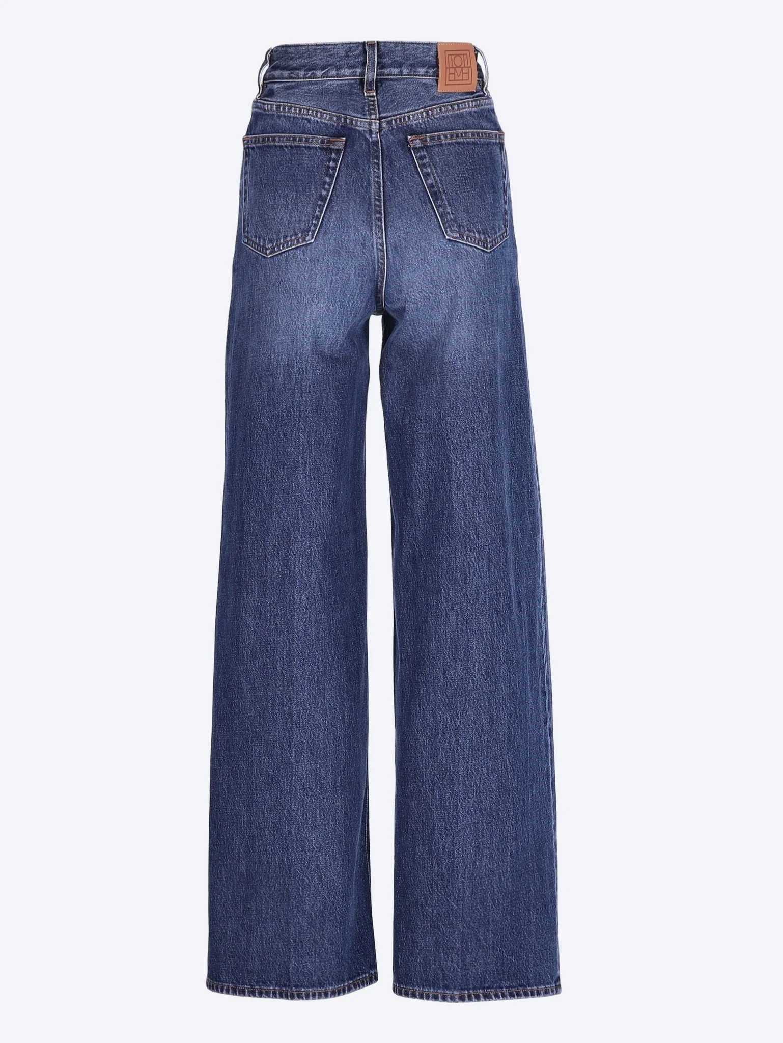Wide leg denim jeans - Image 3