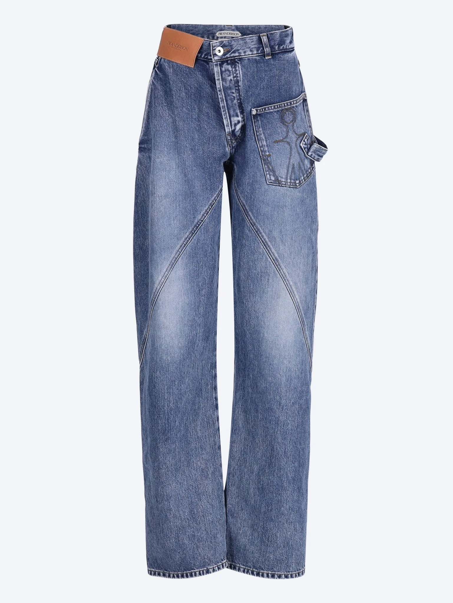 Twisted workwear jeans