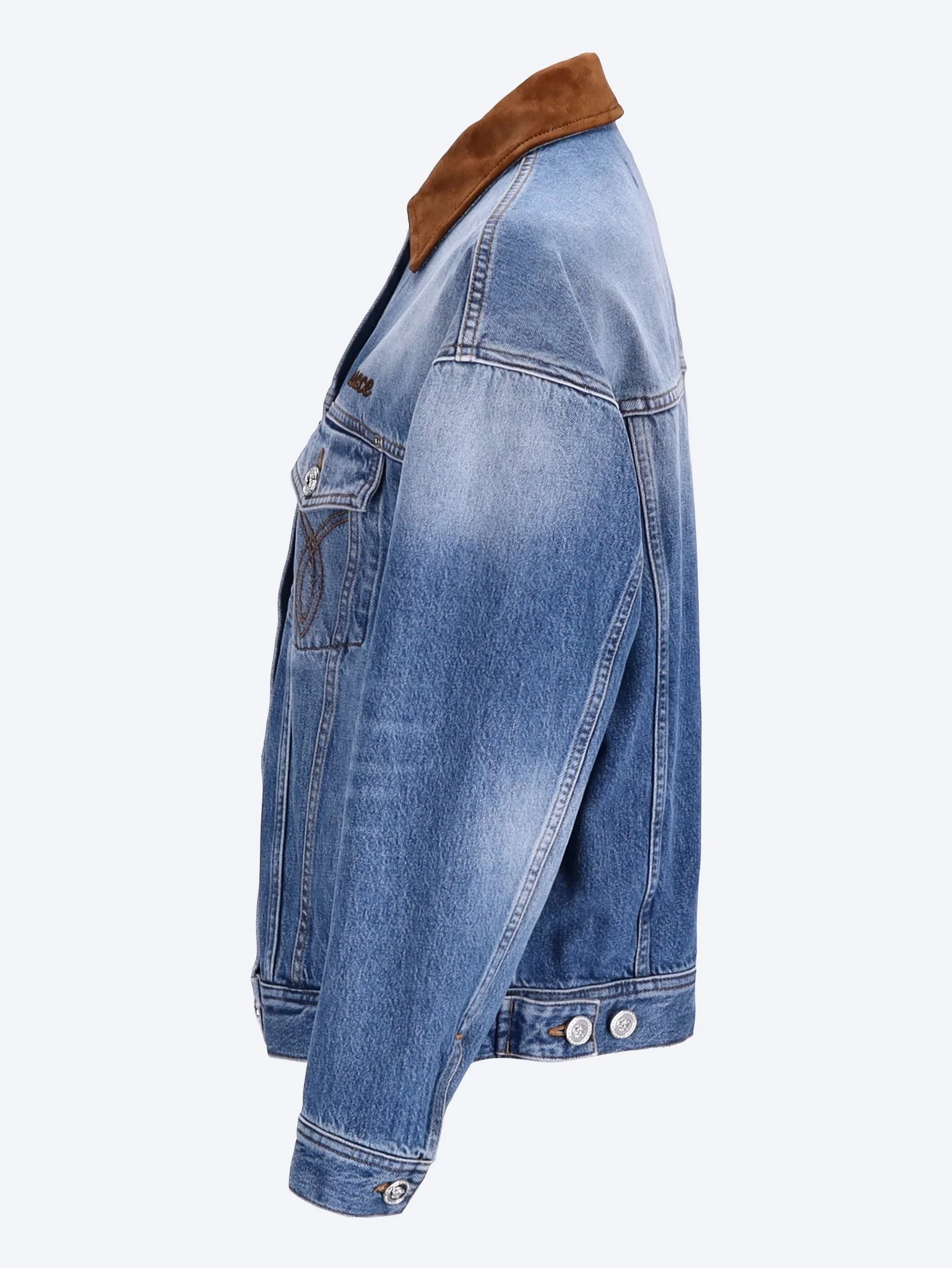 Denim stone wash jacket - Image 2