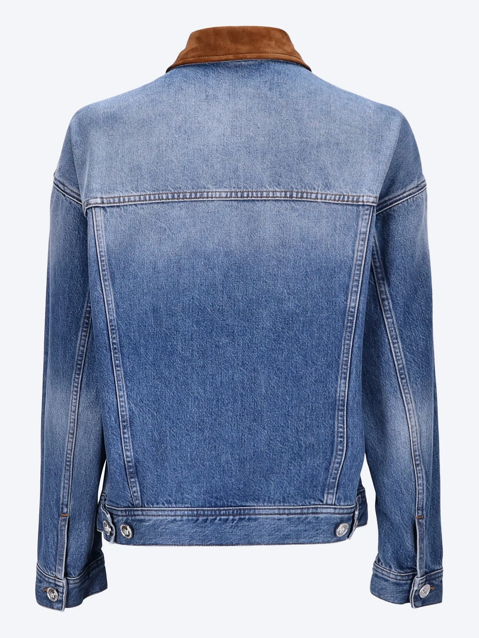 Denim stone wash jacket - Image 3