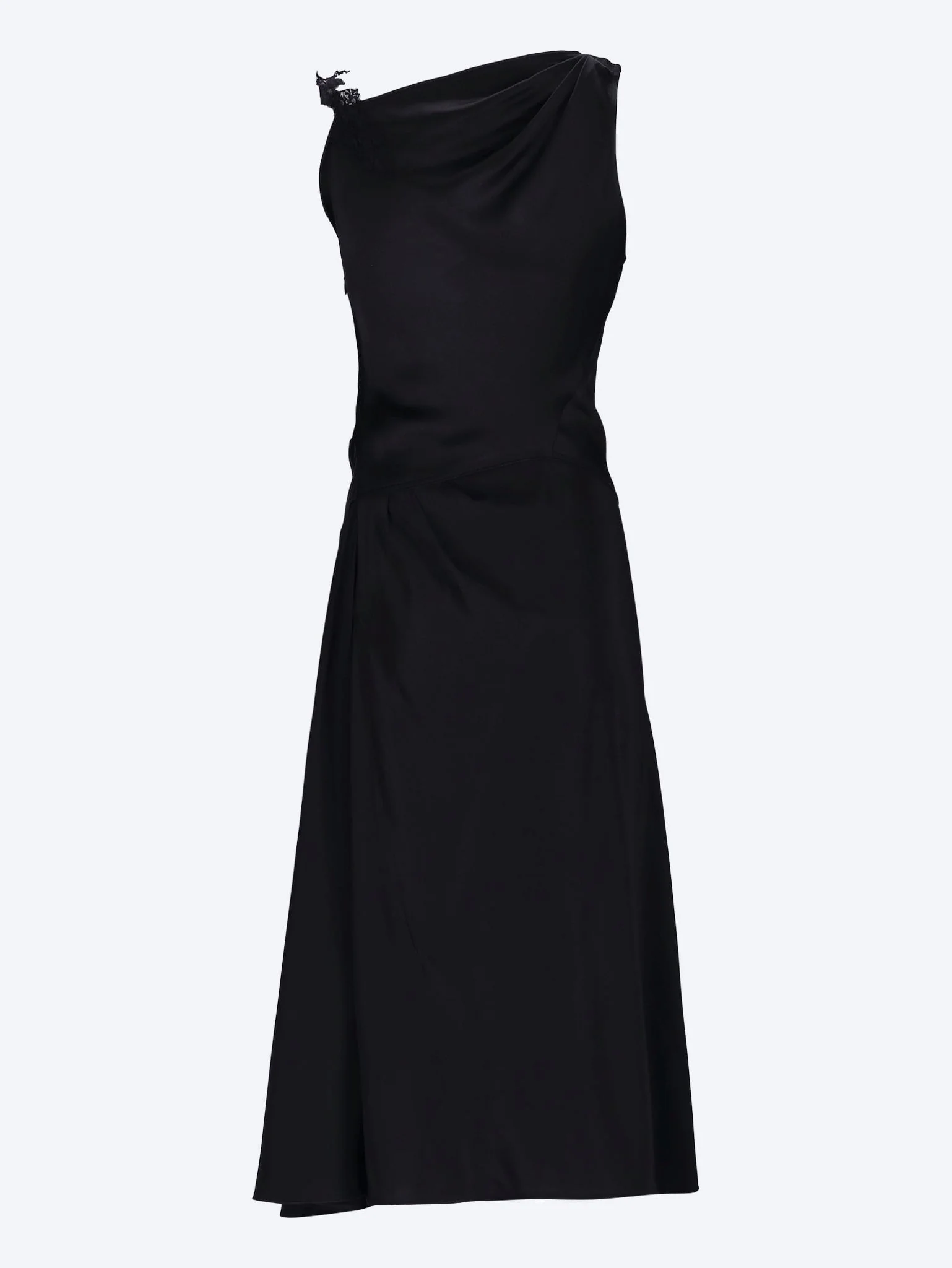 Asymmetric lace detail dress - Image 3