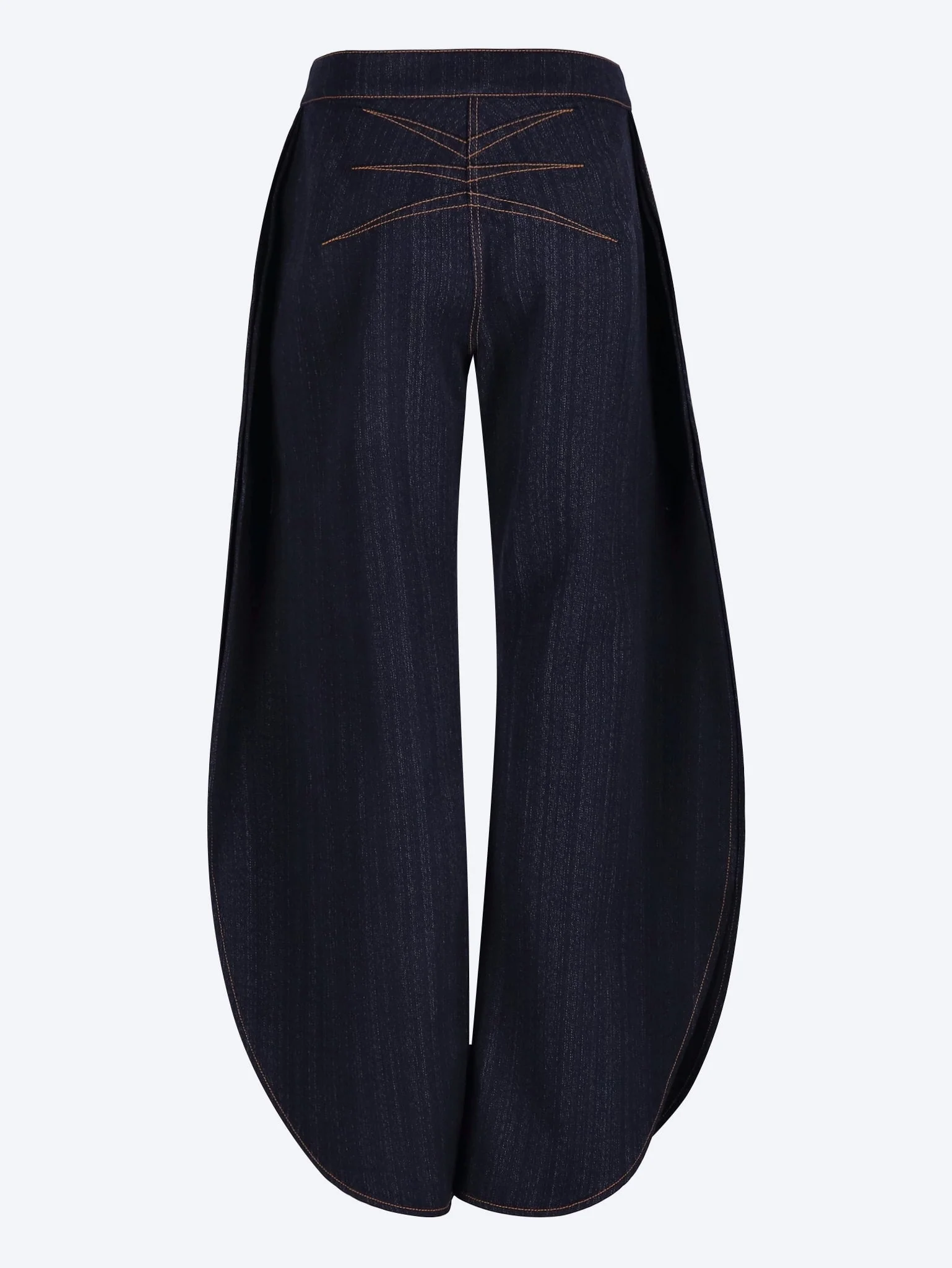 Wool denim petal pants - Image 3