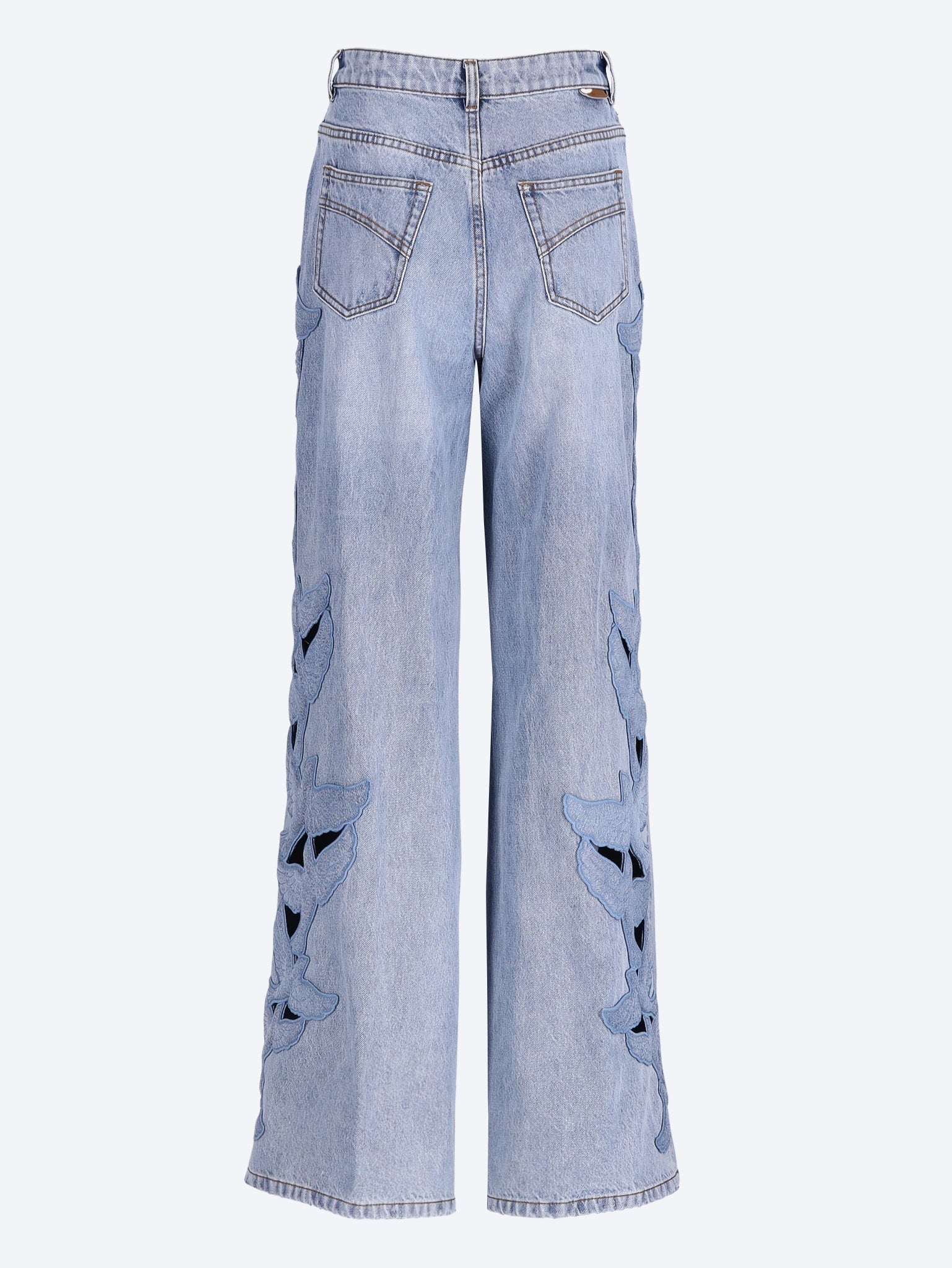 Alchemy applique relaxed flare jeans - Image 3