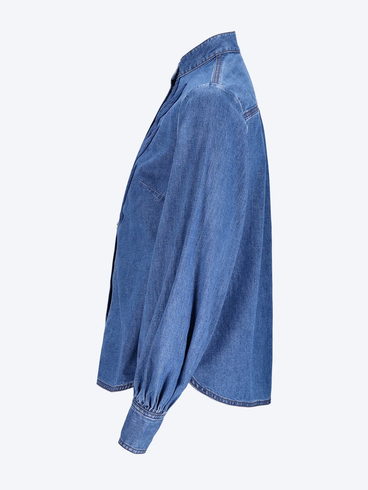 Denim applique shirt - Image 2
