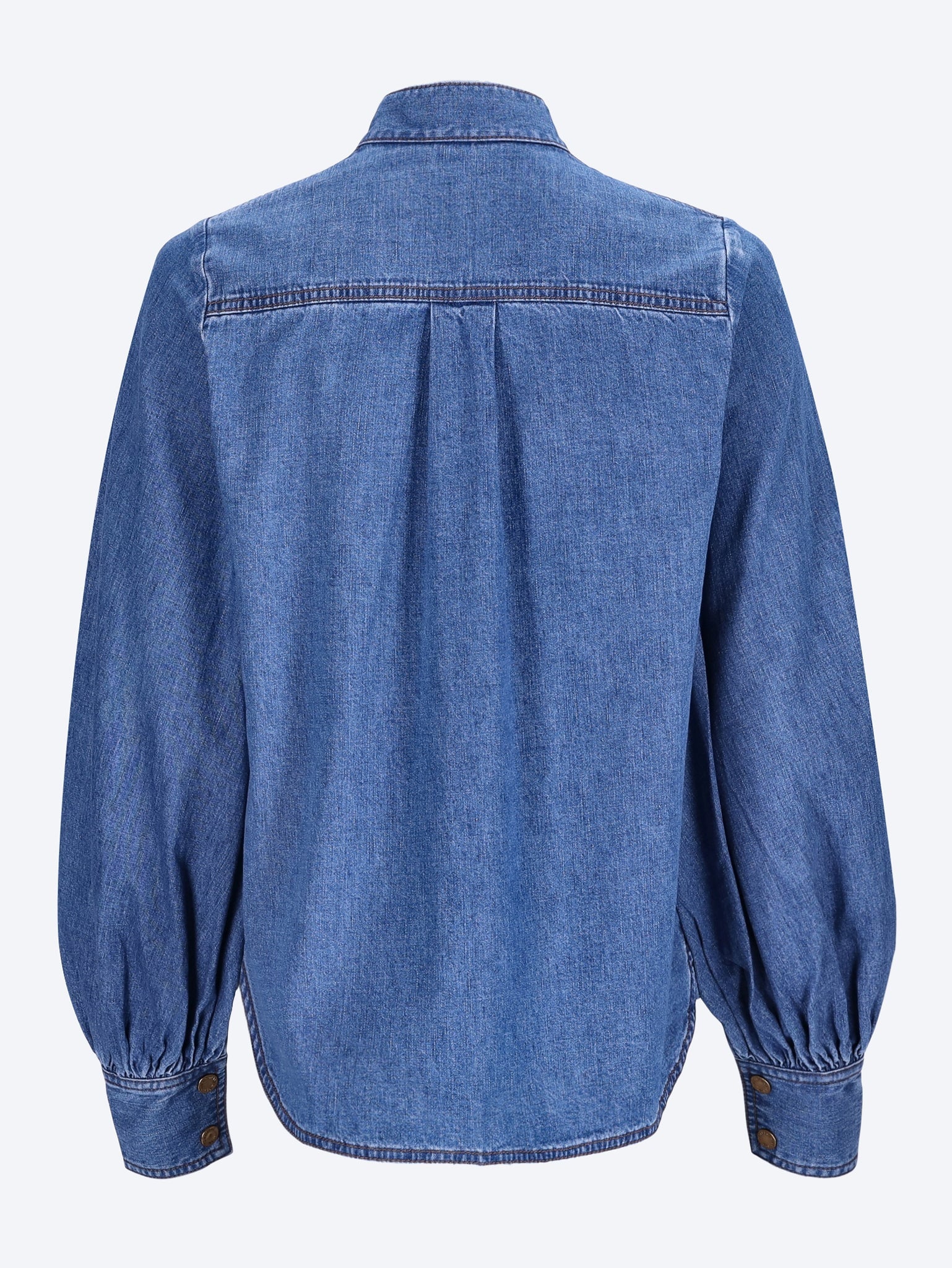 Denim applique shirt - Image 3