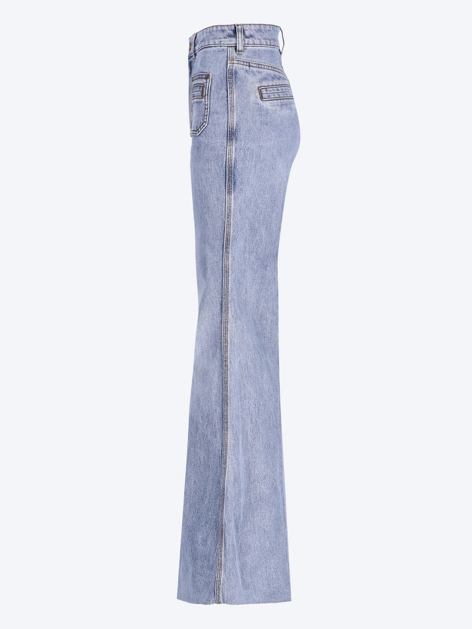 Denim flare jeans - Image 2
