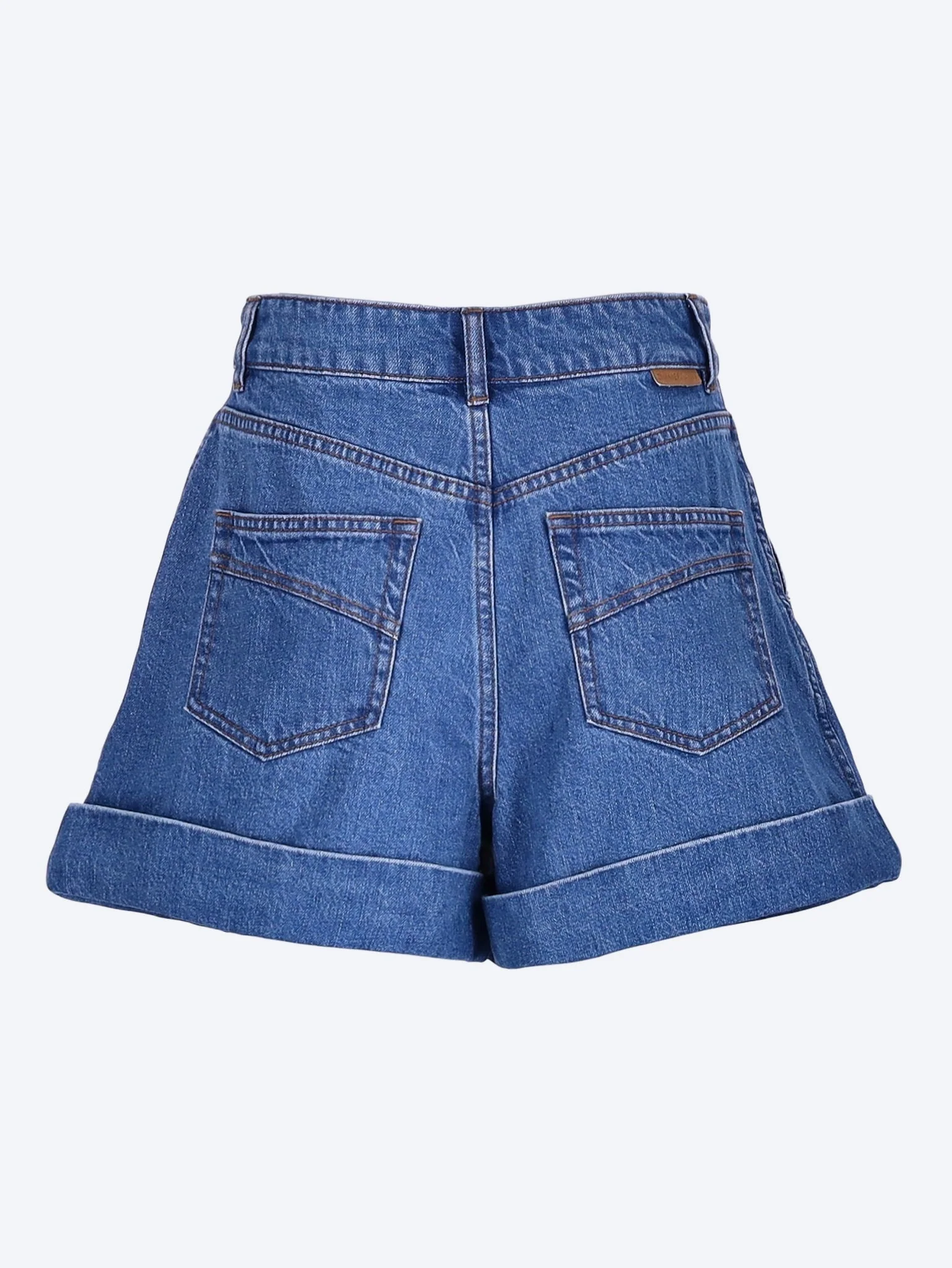 Denim tailored shorts - Image 3