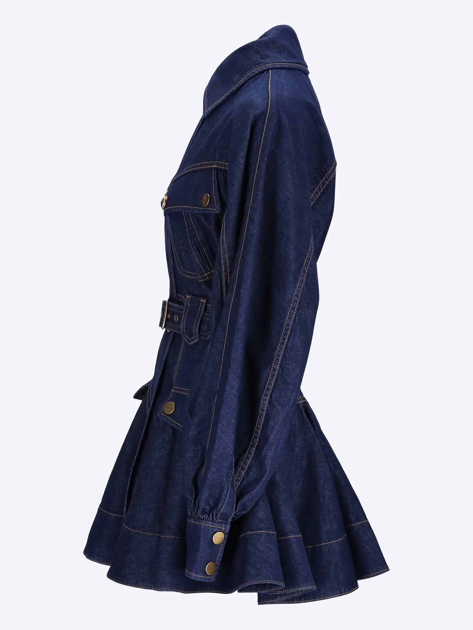 Luna denim utility mini dress - Image 2